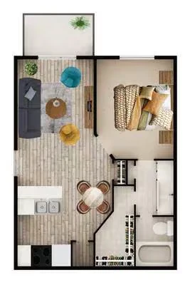 1800 A1S 1224 floor plan